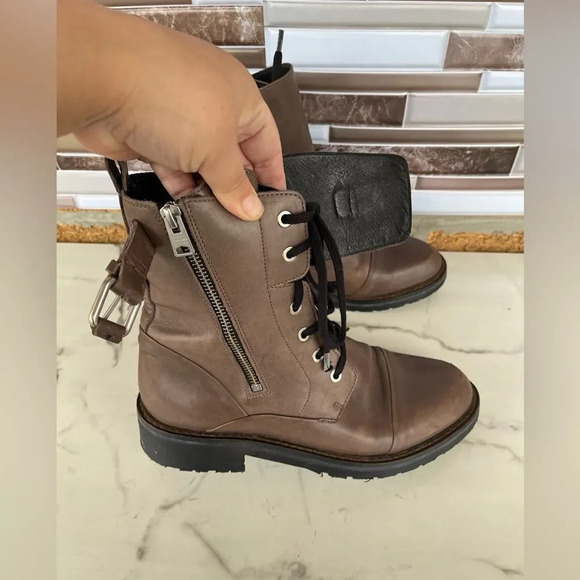 ALLSAINTS Daria Cuffed Combat Boot 39/8.5 - Picture 14 of 15